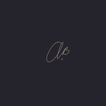 AB handwritten logo for identity Stock Illustration
