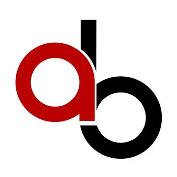 Ab, iab, aib initials geometric logo and vector icon Stock Illustration