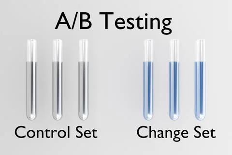 AB Testing concept 스톡 일러스트