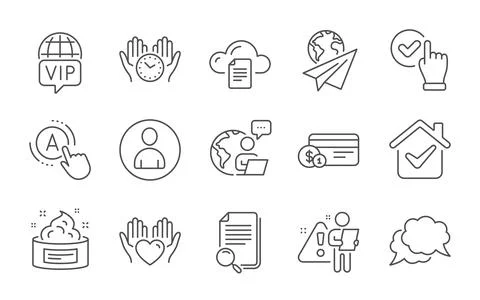 Ab testing, Hold heart and Search file icons set. Paper plane, Chat message and Illustrazione stock