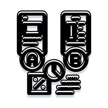 Ab testing optimization comparing different content options 스톡 일러스트