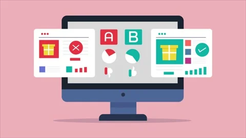 AB testing - Split Testing Software Stock Footage 170321204