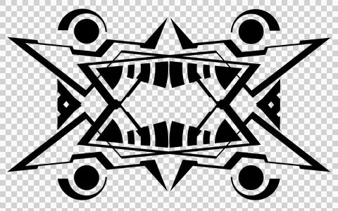 Ab vec Aa Black Stock Illustration