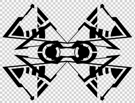 Ab Vec Ac Black Stock Illustration