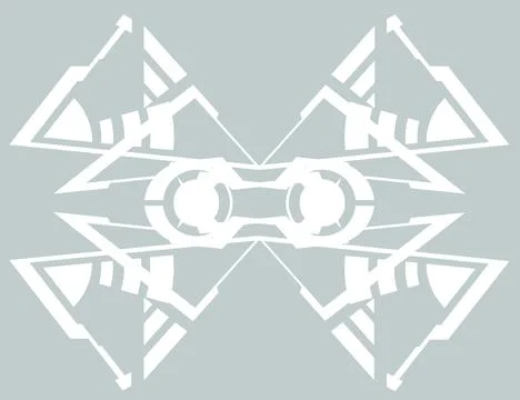 Ab Vec Ac White Stock Illustration