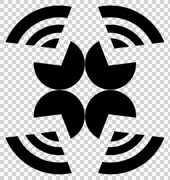 Ab Vec B Black Stock Illustration