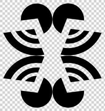 Ab Vec C Black Stock Illustration