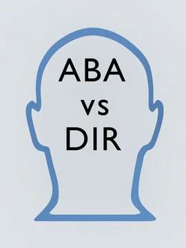 ABA vs DIR concept Stock Illustration