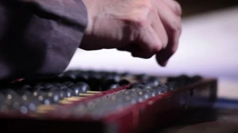 Abacus calculation Video stock 57321608