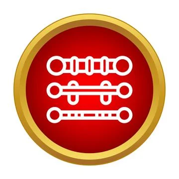 Abacus counting beads symbol for mathematical learning Illustrazione stock
