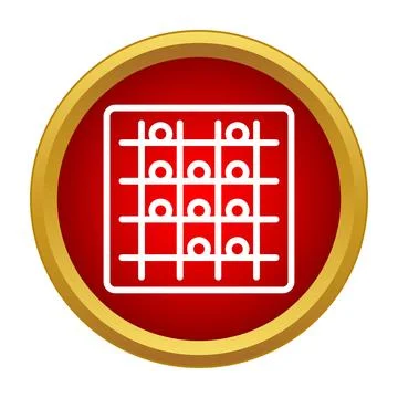 Abacus counting grid icon for education math calculations Stock Illustration