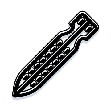 Abacus counting mathematics calculating learning tool concept Ilustração Stock