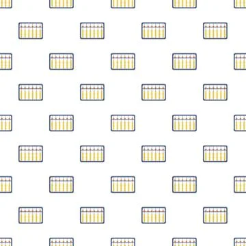 Abacus counting tool seamless pattern for education Illustrazione stock