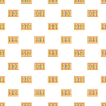 Abacus counting toy pattern for mathematical learning Stock Illustration