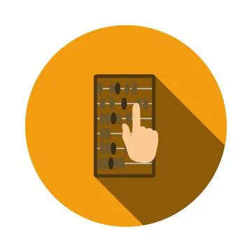 Abacus Icon Stock Illustration