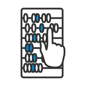 Abacus Icon Stock Illustration