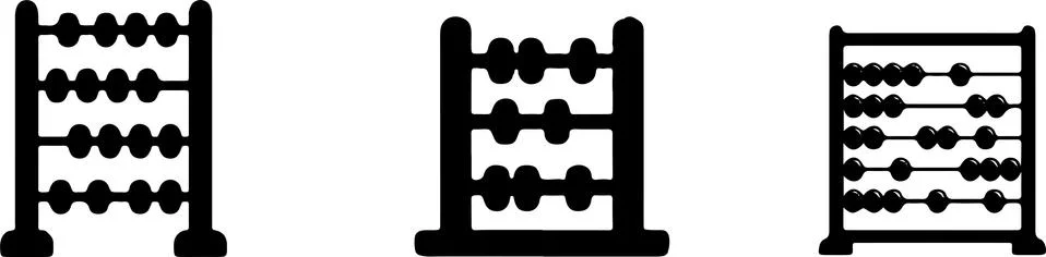 Abacus icon isolated on background Ilustração Stock