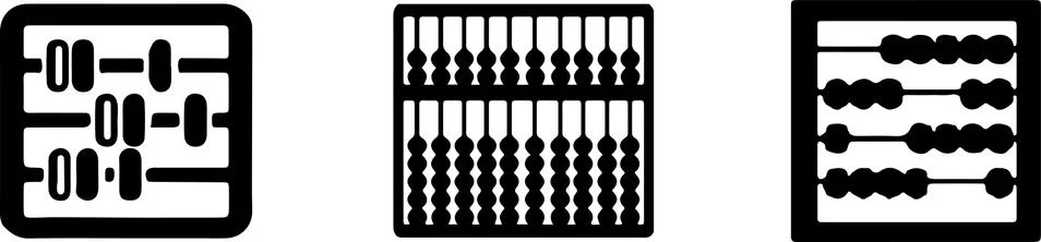 Abacus icon isolated on background Ilustração Stock