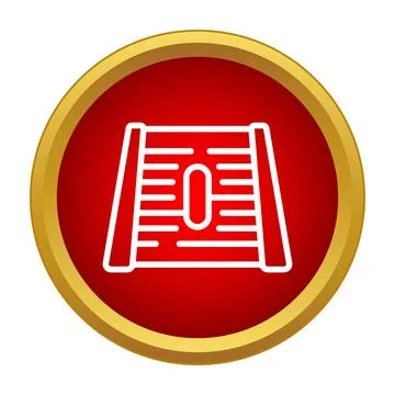 Abacus icon symbolizing counting, mathematics and education tool Stock Illustration