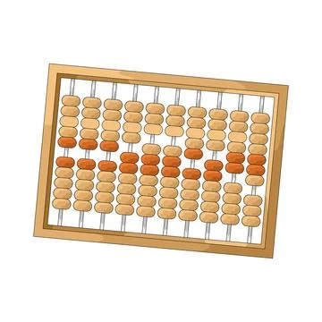 Abacus illustration Stock Illustration