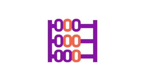 Abacus Learning Tool Icon Stock Footage 335638041