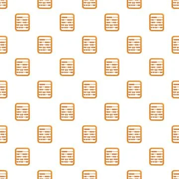 Abacus pattern creating education and finance background Stock Illustration