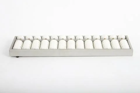 Abacus on a white background. Stock Photos