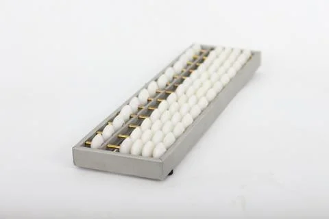 Abacus on a white background. Stock Photos