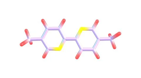 Abametapir molecular structure isolated on white Stock Illustration