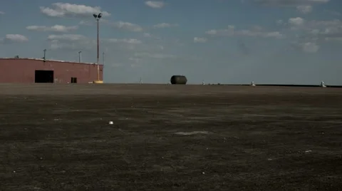 Abandon Loading Dock with Pan Stock Footage 50054735