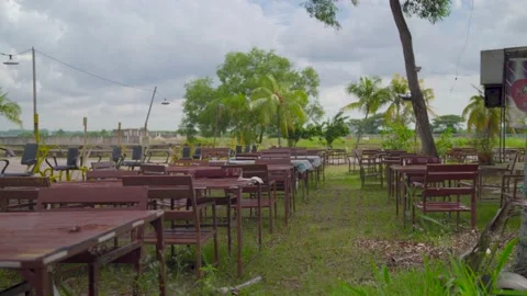 Abandoned Amusement Park Stock Footage 159702369