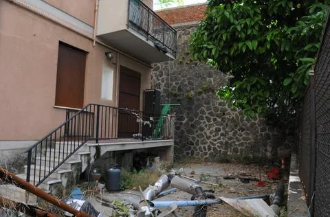 Abandoned apartment Stock Photos