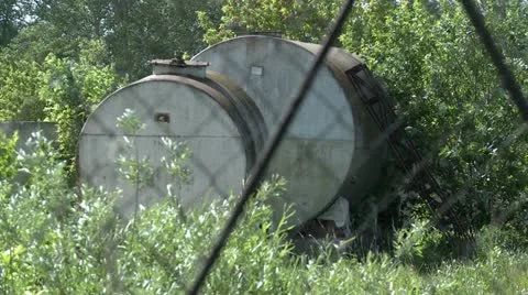 Abandoned area Stock Footage