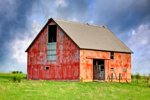 Abandoned barn Foto stock