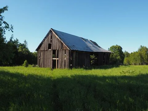 Abandoned Barn Foto stock