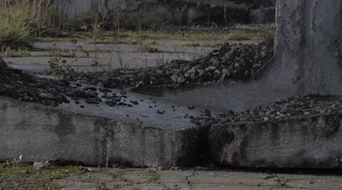 Abandoned berlin wall Teltow 스톡 동영상 58133391