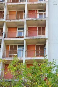 Abandoned block Stock Photos