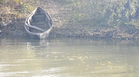 Abandoned boat Video stock 43834220