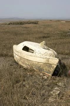 Abandoned boat Stock Photos
