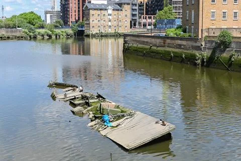 Abandoned boat Stock Photos