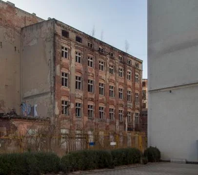 Abandoned brick building Stock Photos