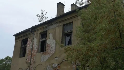 Abandoned Broken House Stock Footage 69270219