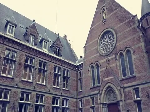 Abandoned building in Belgium Stock Footage 81334521