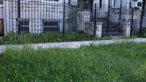 Abandoned Building Chicago Stock Footage 114136162