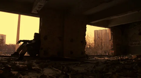 Abandoned Building Depression Loneliness Stock Footage 35311545