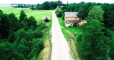 Abandoned building of distillery Video stock 94371361
