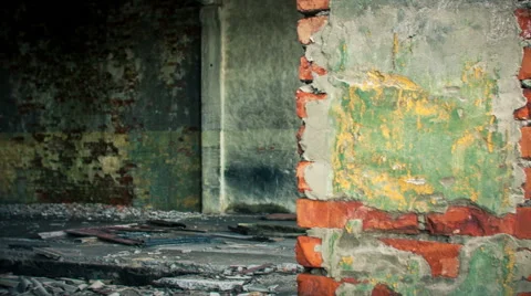 Abandoned building Stock Footage 51802275