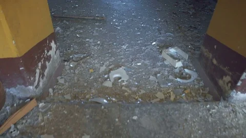 Abandoned building Stock Footage 77765382