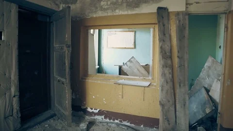 Abandoned building Stock Footage 79320445