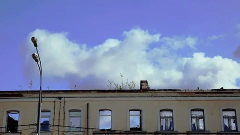 Abandoned Building Stock Footage 88131938